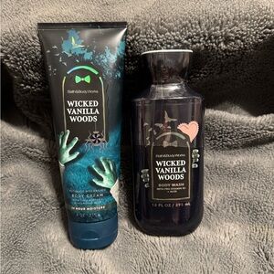 Bath & Body Works Wicked Vanilla Woods 2 piece set